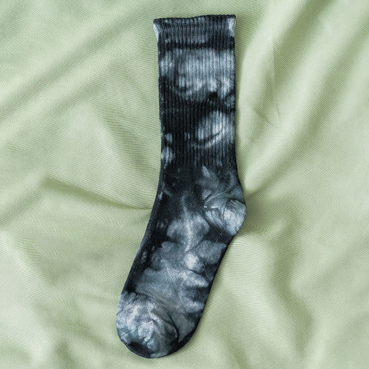 Tie Dye Socks Cotton Colorful Long Socks for Men Women